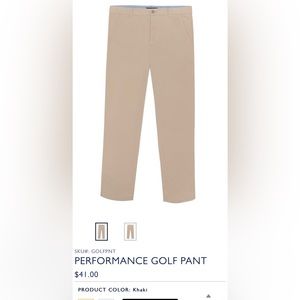 Uniforms By Tommy Hilfiger Performance Golf Pants-NWT